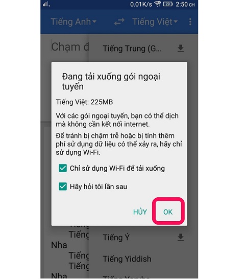 Hướng dẫn cách dịch bằng Google Translate mà không cần kết nối Internet