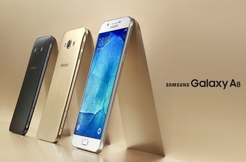 Samsung Galaxy A8: Cấu hình khủng long, thiết kế mượt mà