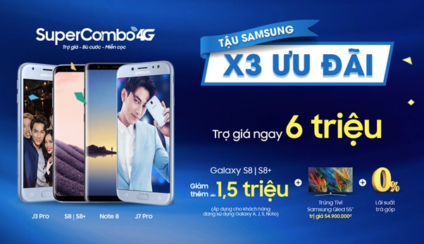 Super Combo 4G – Cam kết 1, ưu đãi 3