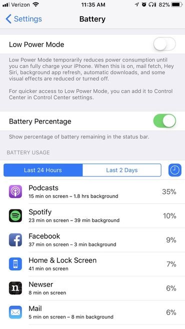 9 mẹo tăng thời gian sử dụng pin trên iOS 11 hiệu quả nhất