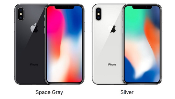 iPhone X chỉ còn hai màu, bạc Silver và ghi xám Space Gray