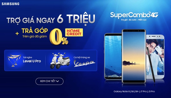 Chương trình mua máy trợ giá – bù cước – miễn cọc Super Combo 4G tại hệ thống Viettel Store
