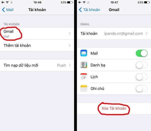 Mách bạn cách đăng xuất mail trên iPhone đơn giản & dễ thực hiện