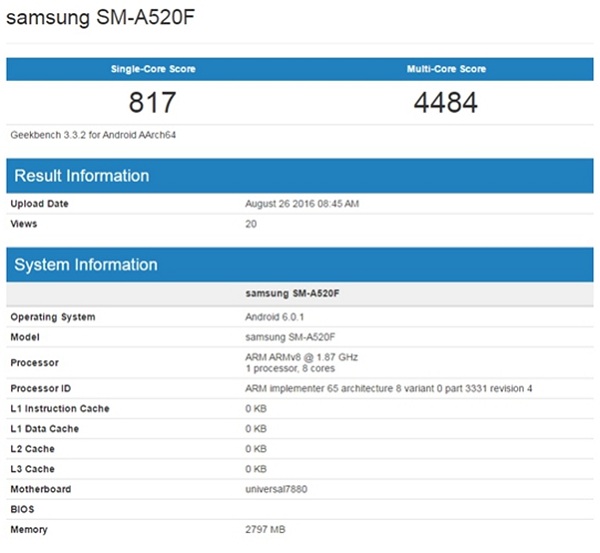 Galaxy a5
