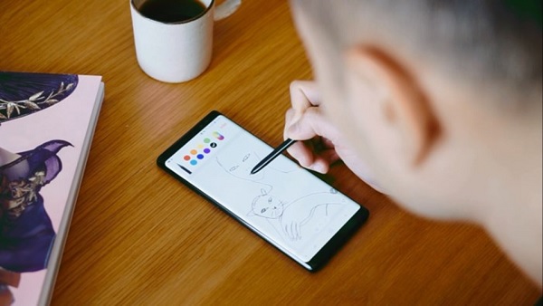 Hướng dẫn cách vẽ tranh màu nước trên Galaxy Note 8 ​