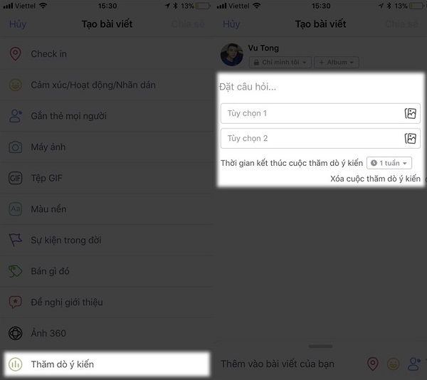 Facebook - tính năng