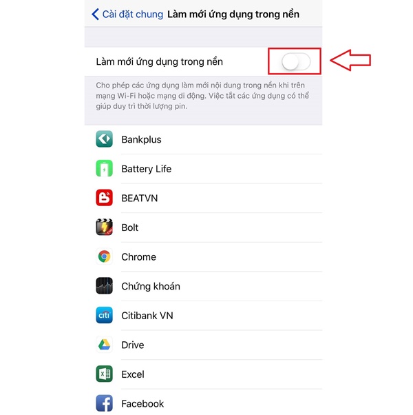 Muốn iPhone tiết kiệm pin hơn, hãy tắt Background App Refresh!