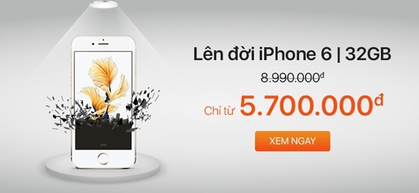 iPhone 6 32GB chính hang phù hợp với hầu hết người dùng Việt
