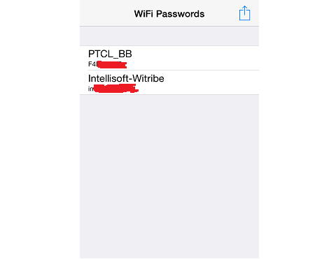 cách xem mật khẩu wifi trên iPhone 4
