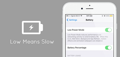 Bật chế độ tiết kiệm pin trên iOS