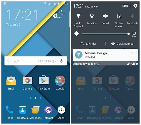 Lựa chọn toàn diện icon, wallpaper, nhạc chuông và font chữ phong cách Material của Android gốc