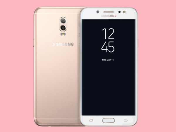 Hai camera phía sau của Galaxy J7 Plus được sắp xếp theo chiều dọ Hai camera phía sau của Galaxy J7 Plus được sắp xếp theo chiều dọ
