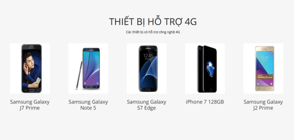 Một số model smartphone hỗ trợ mạng 4G Viettel Một số model smartphone hỗ trợ mạng 4G Viettel