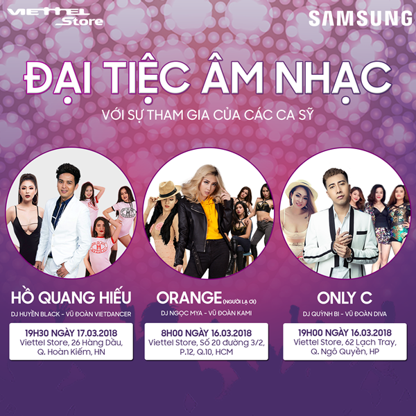 Đại tiệc âm nhạc hoành tráng tại lễ trả hàng siêu phẩm Galaxy S9/S9+ &nbsp;