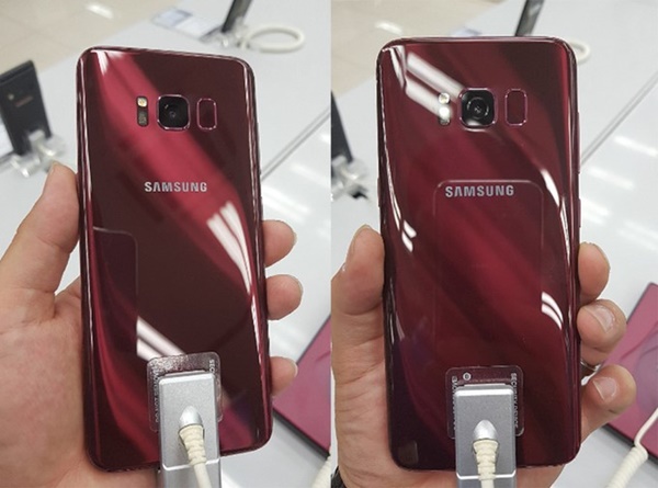 Ảnh thực tế Galaxy S8 màu đỏ tía – phiên bản mới với màu sắc đẹp hút hồn