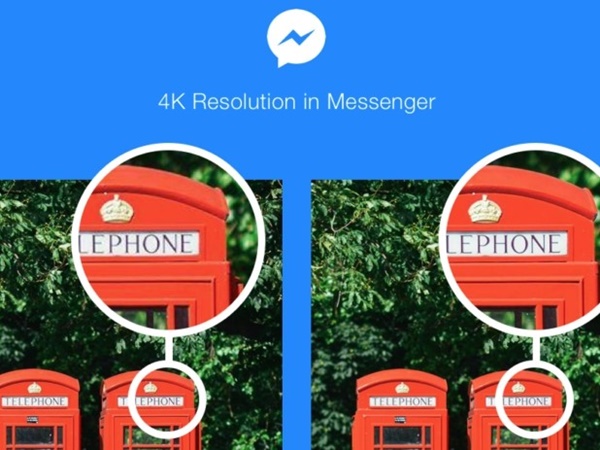 Đã có cách gửi ảnh 4K qua Messenger trực tiếp ngay trong ứng dụng