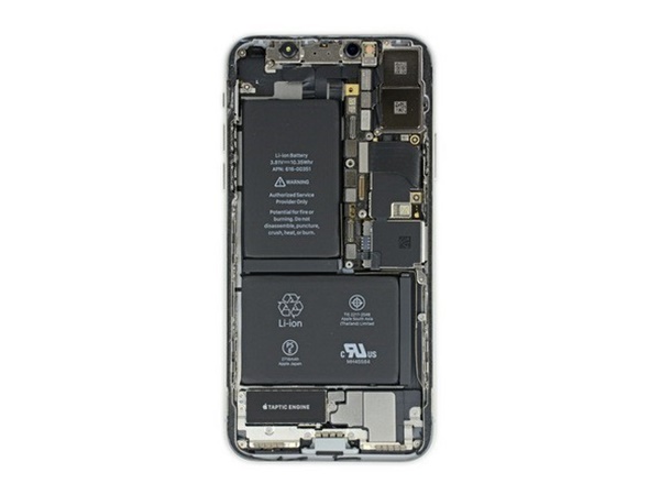 iPhone X có mấy viên pin?