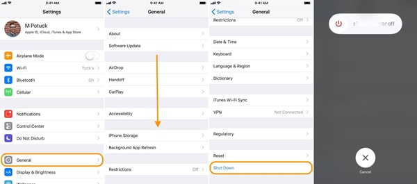 Tính năng iOS 11 mới: Tắt iPhone, iPad không cần nhấn nút nguồn