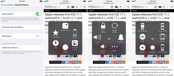 Tính năng iOS 11 mới: Tắt iPhone, iPad không cần nhấn nút nguồn