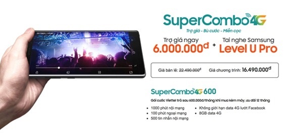 Khi đặt mua Galaxy Note 8 trợ giá, bạn sẽ được giảm ngay 6 triệu đồng
