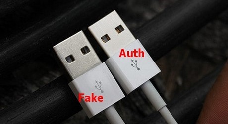 Không khó để phân biệt đầu cáp USB xịn và rởm