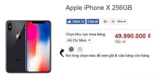 iPhone X giảm giá không phanh iPhone X giảm giá không phanh sau vài ngày mở bán