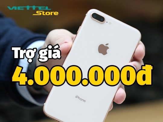 iPhone 8 Plus trợ giá tới 4 triệu, chỉ từ 19,99 triệu tại Viettel Store