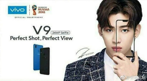 Lộ loạt hình ảnh trên tay Vivo V9 – “anh em song sinh” với iPhone X