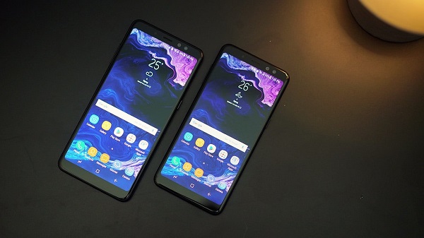 Máy sẽ có màn hình không viền ấn tượng không kém Galaxy A8 2018