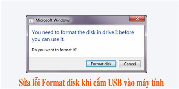 Cách khắc phục USB đòi format trong chớp nhoáng