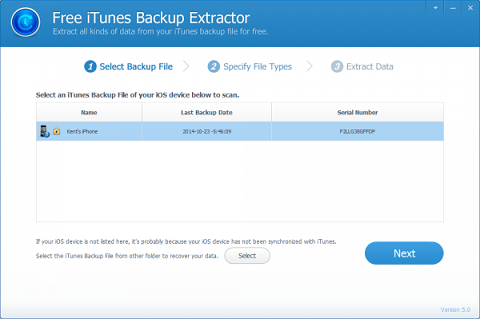 Cách dùng iTunes Backup Extractor – Công cụ tuyệt vời thay thế iTunes
