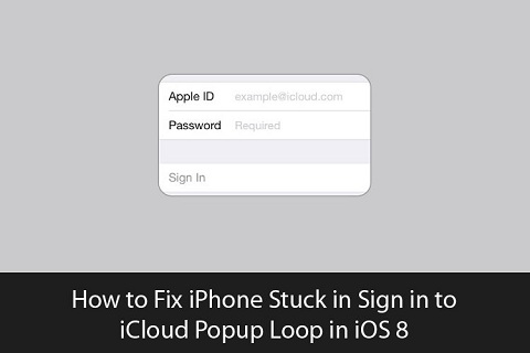 Cách xử lý iPhone bị treo khi đăng nhập iCloud