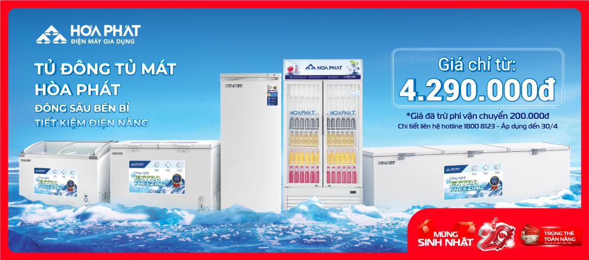 Tủ đông - Tủ mát \n Giá chỉ từ 4.290.000đ
