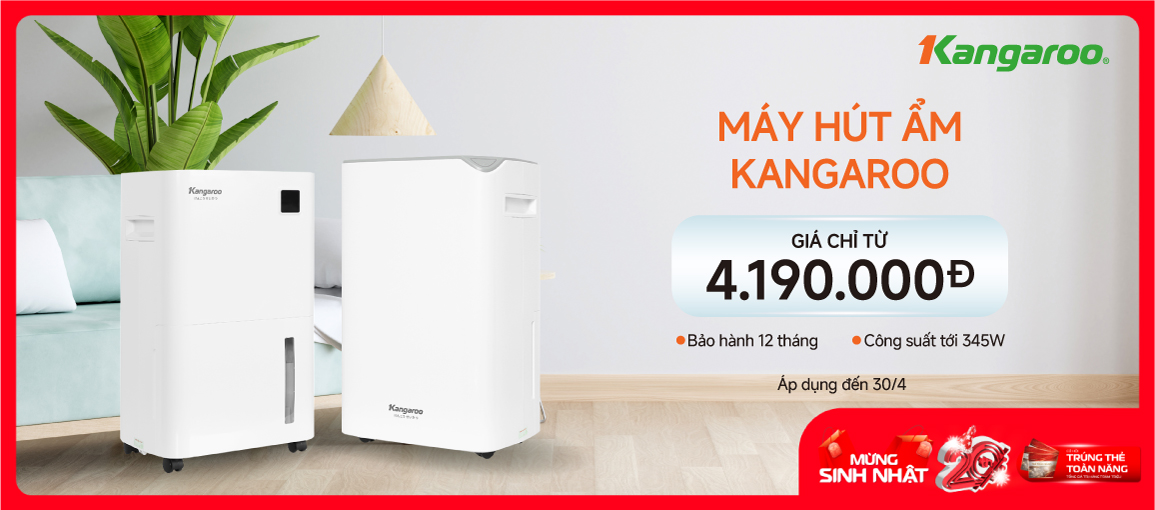 Máy Hút Ẩm \n Chỉ từ 4.190.000đ