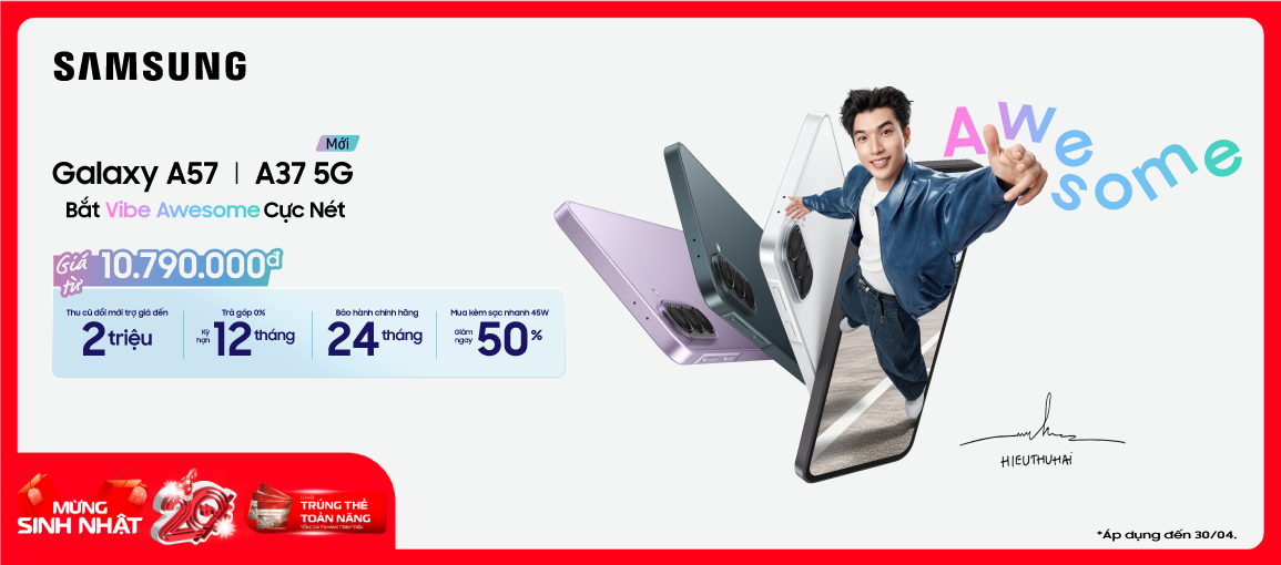 Samsung Galaxy A37 | A57 \n Giá Từ 10.790.000