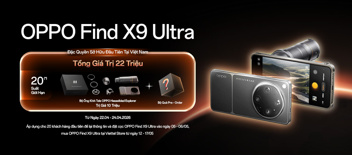 OPPO Find X9 Ultra \n Đăng ký Thông Tin