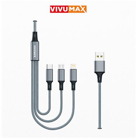 Cáp sạc nhanh 3 đầu Vivumax A31