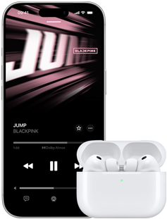 AirPods Pro 3 trong Hộp Sạc MagSafe, iPhone 17 Pro, Apple Music phát Everybody Laughs do David Byrne và Ghost Train Orchestra trình bày