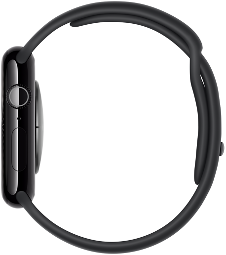 Mặt bên phải của Apple Watch Series 10 cho thấy độ mỏng của thiết bị