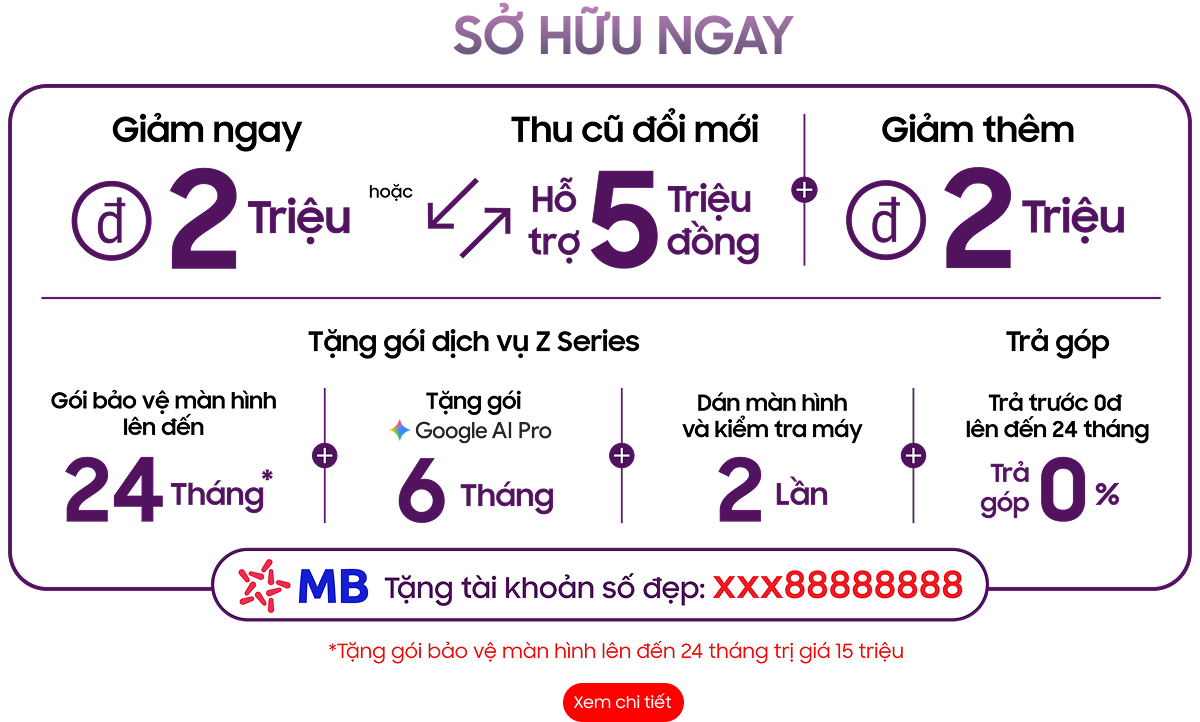 Sở hữu Samsung Galaxy Z Fold8|Fold 8 Ultra | Flip8