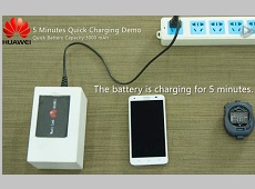 Huawei trình diễn công nghệ sạc đầy pin 3000mAh trong 10 phút