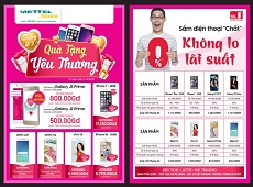 Viettel Store tràn ngập quà tặng cho “một nửa thế giới” nhân dịp 8/3