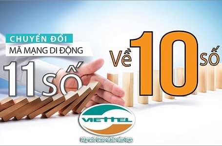 Hướng dẫn chuyển danh bạ 11 số sang 10 số dành cho thuê bao Viettel