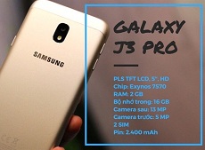 Đánh giá Galaxy J3 Pro: Sự lựa chọn thông minh trong phân khúc dưới 5 triệu đồng