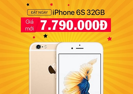 [GIỚI HẠN] Chỉ với 7.790.000đ bạn đã có thể sở hữu ngay iPhone 6s 32GB