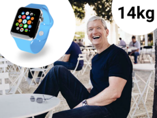 Quá béo, Tim Cook giảm hẳn 14kg nhờ đồng hồ thông minh Apple Watch
