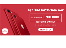 Đặt “Táo đỏ” hôm nay, có ngay 1.700.000 tại Viettel Store