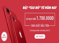 Viettel Store đón đầu “cơn bão” iPhone 7/7 Plus Red