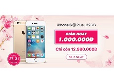 [HOT] iPhone 6s Plus 32GB chính hãng giảm ngay 1 triệu – Giá chỉ còn 12,99 triệu