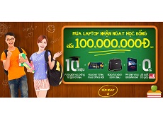 Chúc mừng khách hàng đầu tiên trúng học bổng 10 triệu đồng khi mua Laptop tại Viettel Store